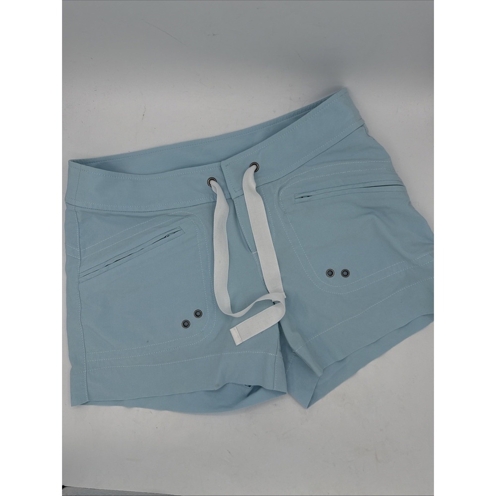 Athleta Breeze Women's‎ Size 0 Drawstring Blue Zippered Pockets